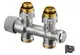 OVENTROP-Anschlussarmatur-Multiblock-TQ-Durchgang-Zweirohr-G-1-2-AG-x-G-3-4-Eurokonus-mit-QA-Ventileinsatz-1184073 gallery number 1